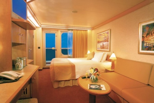 Каюта с балконом на корме (8M)