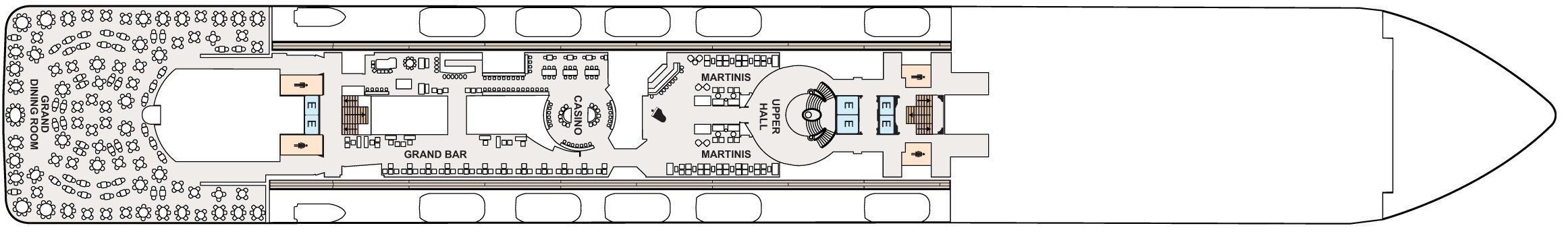 Планы палуб Marina: Палуба 6