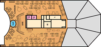 Планы палуб Carnival Sunshine: Палуба 14 Serenity