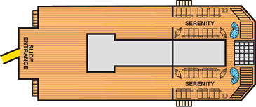 Планы палуб Carnival Glory: Палуба 14 Sky