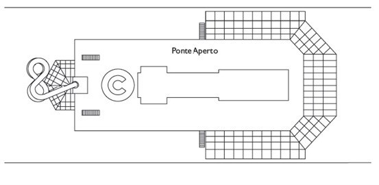 Планы палуб Costa Pacifica: Палуба 14 Volare