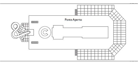 Планы палуб Costa Favolosa: Палуба 14 Las Dueñas
