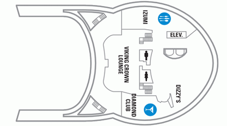 Планы палуб Explorer Of The Seas: Палуба 14