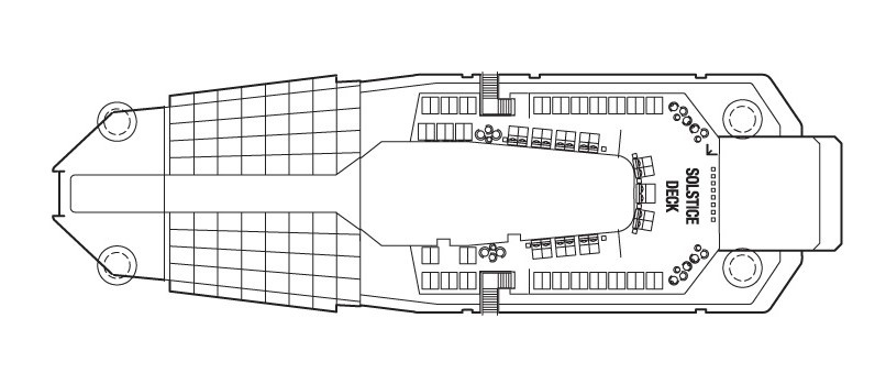 Планы палуб Celebrity Silhouette: Палуба 16