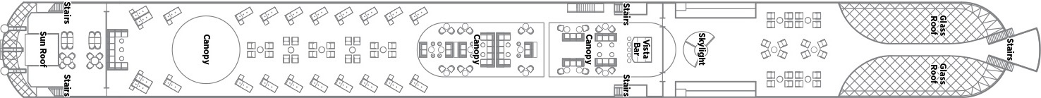Планы палуб Crystal Mahler: Палуба 4 - Vista