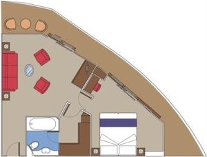 Схема Сьют Royal Yacht Club